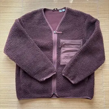 UNIQLO U 유니클로 보아 플리스 자켓 코트 블루종