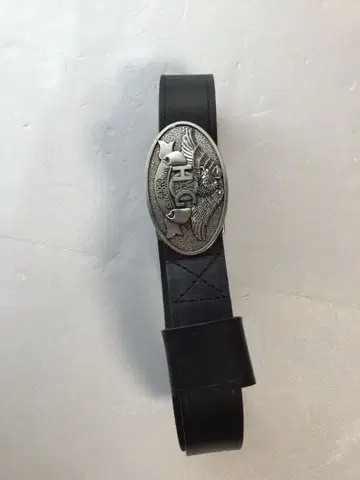 할리 HOG 엠블럼 버클 포함 오리지널 블랙 가죽 벨트