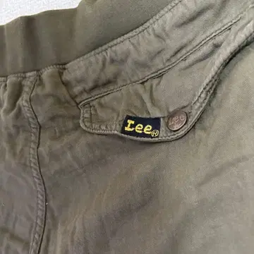 Lee 카고 팬츠 하프 팬츠 카키색 올리브색