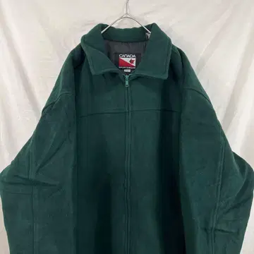 90s 캐나다제 울 캐시미어 블루종 숏코트