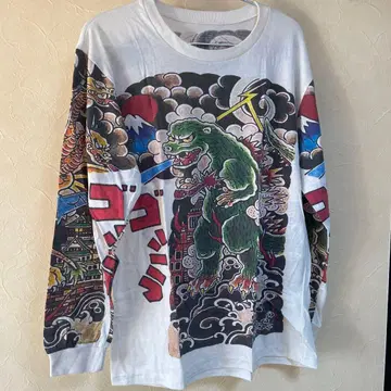 고질라 긴팔 영화 T셔츠