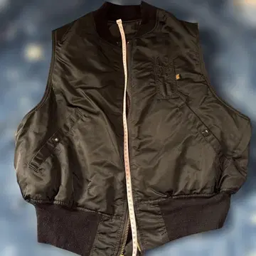 알파 인더스트리즈 블랙 베스트 리버서블 XL