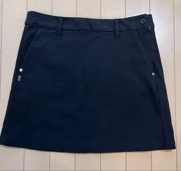 브리핑 골프 베이직 스커트 블랙 M 사이즈