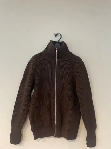 ANDERSEN-ANDERSEN 집업 울 드라이버 니트 M