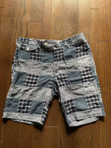 Engineered Garments 패치워크 숏팬츠 34