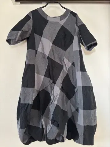 센소유니코 t.b 체크 무늬 원피스