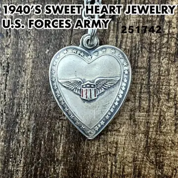 스위트하트 주얼리 파이롯트 윙 실버 빈티지 목걸이