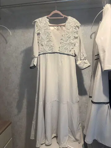 자수 롱 원피스 사이즈 1