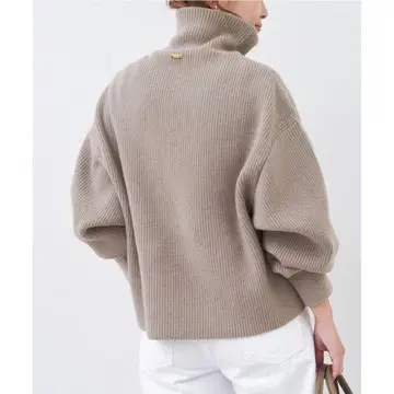 Deuxieme Classe BLANC 아제 터틀넥 풀오버