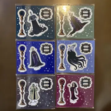 디즈니 빌런즈 Happy 복권 아크릴 스탠드 6종