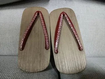 아이즈 오동나무 나막신 순수 실크 특선 고급 레트로