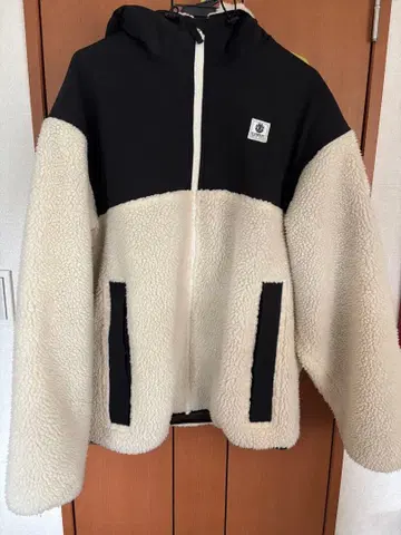 ELEMENT 플리스 자켓 L 블랙/크림