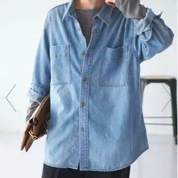 Spick and Span 라이트 온스 데님 셔츠