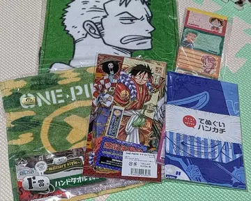 ONE PIECE 타월 & 손수건 & 티켓 파일 & 미니 메모 세트