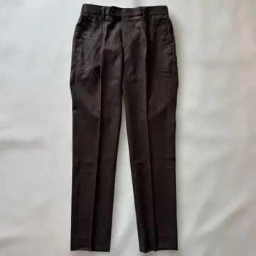 투모로우랜드 다크 브라운 슬랙 이지 팬츠