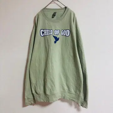 USA제 GILDAN 길단 칼리지풍 로고 프린트 트레이닝복 맨투맨