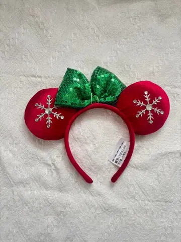 홍콩 디즈니 크리스마스 머리띠 미니