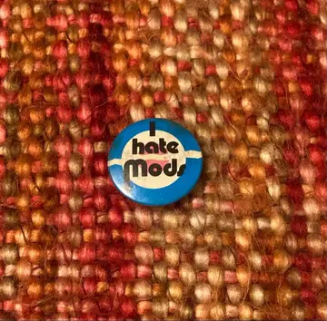 빈티지 레어 모즈 타겟 마크 캔뱃지 펑크 락