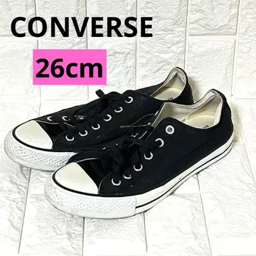 26cm CONVERSE 올스타 블랙 로우컷