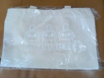 [ 새상품 ] LOVOT 카페 토트백 내추럴 x 화이트 라보