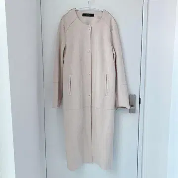 ZARA BASIC 베이지 롱 코트