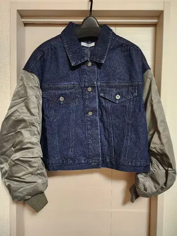 데님 자켓 데님 도킹 MA-1 자켓