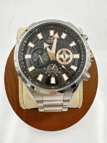 TECHNOS 테크노스 크로노그래프 손목시계 쿼츠 남성용