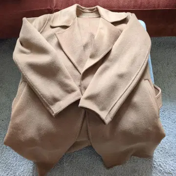 UNIQLO 베이지 롱 코트 XS