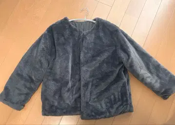 퍼 퀼팅 리버서블 코트