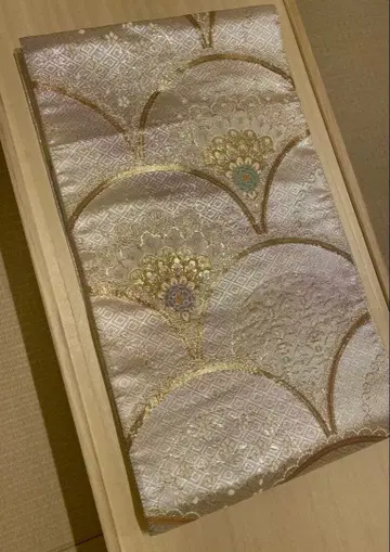 백화점 구매 고급 사가니시키 후쿠로 오비 최상품 새상품급 시치고산