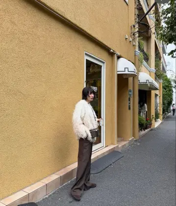 [ ZARA ] 스트레이트 팬츠/브라운