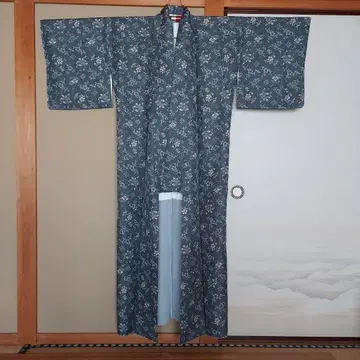 기모노 아와세 일본 무용 브라운 기모노 착용법 연습