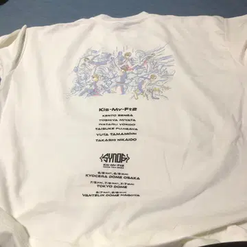 새상품 Kis-My-Ft2 키스마이 Synopsis 투어 티셔츠