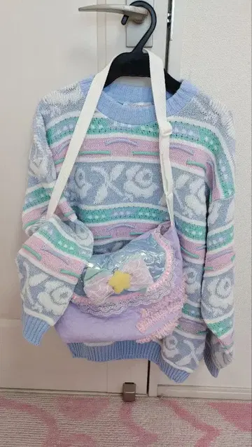 Spnak! 파스텔 컬러 숄더백