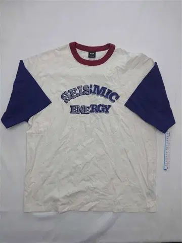 하프 래글런 T셔츠 XL 화이트 계열 네이비 계열 남성용