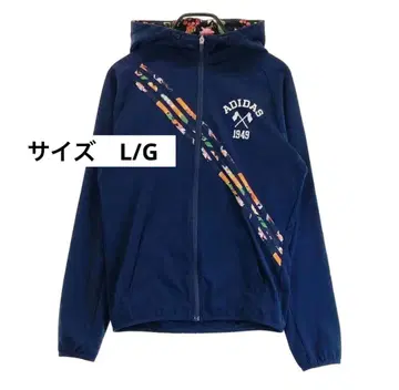 adidas 아디다스 골프 지퍼 후드티 꽃무늬