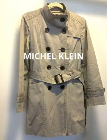 트렌치코트 무릎 위 기장