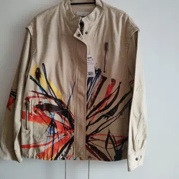 Desigual 아트 프린트 블루종 38