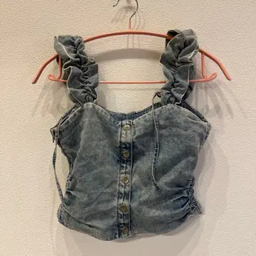 SNIDEL 데님 뷔스티에 ONE SIZE