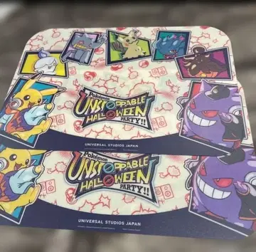 최저가 레츠 파티! 포켓몬 런치 매트 USJ 유니버셜 2장 세트