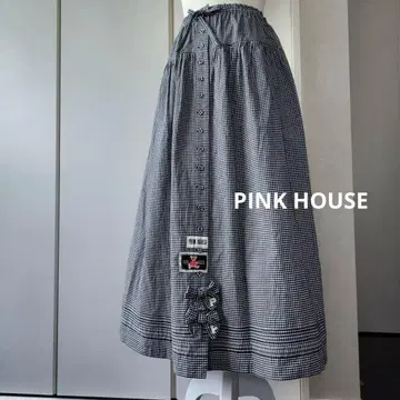 컨디션 최상 핑크하우스 네임 사용 캉캉 스커트 롱 스커트
