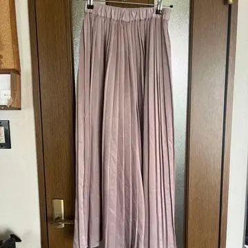 MURUA 옅은 핑크 플리츠 팬츠