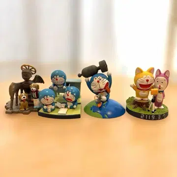 도라에몽 코믹 이스트 피규어 4개 세트