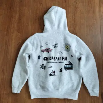 CHIGASAKI FM 속기모 후드티 M 사이즈