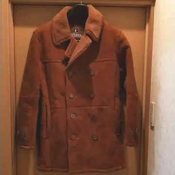 조지아 GEORGIA 천연 가죽 리얼 무스탕 코트