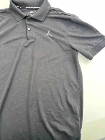 Jordan Sport DRI-FIT 블랙 피케 셔츠 S 사이즈
