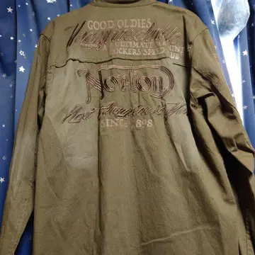 Norton 워크 셔츠 XL 사이즈 카키색