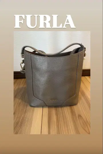 FURLA 그레이 토트백