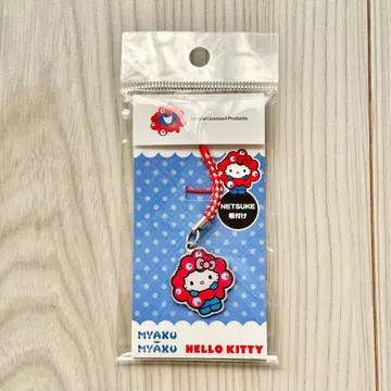 EXPO2025 헬로키티 미야쿠미야쿠 변신 플레이트 스트랩