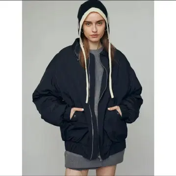 EMODA 오버 칼라 봄버 자켓